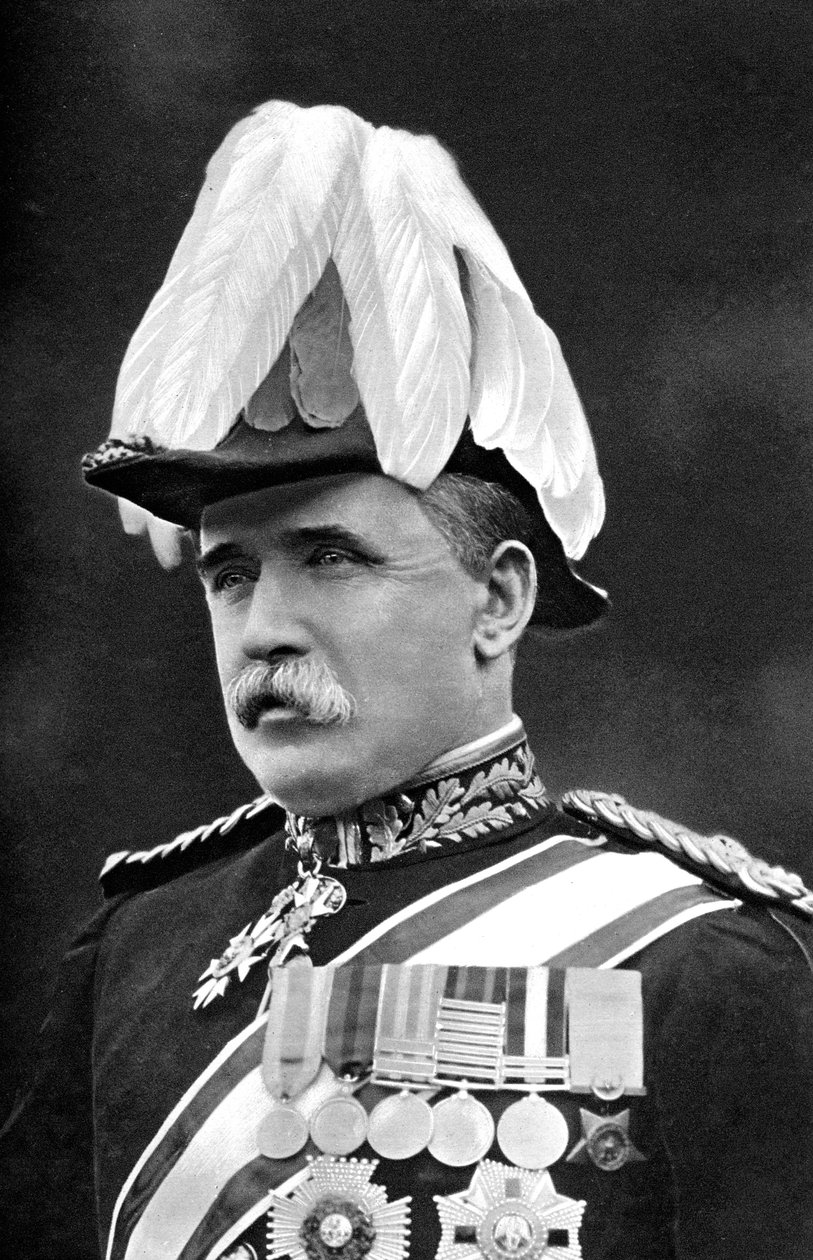 陆军元帅约翰·DP爵士法国，英国士兵，第一次世界大战，1914年 作者 大风和波顿