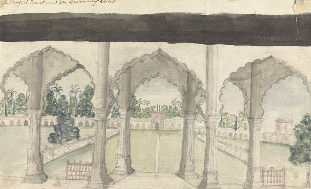 奥伦加巴德的蒙兀儿花园 作者 Gangaram Chintaman Tambat