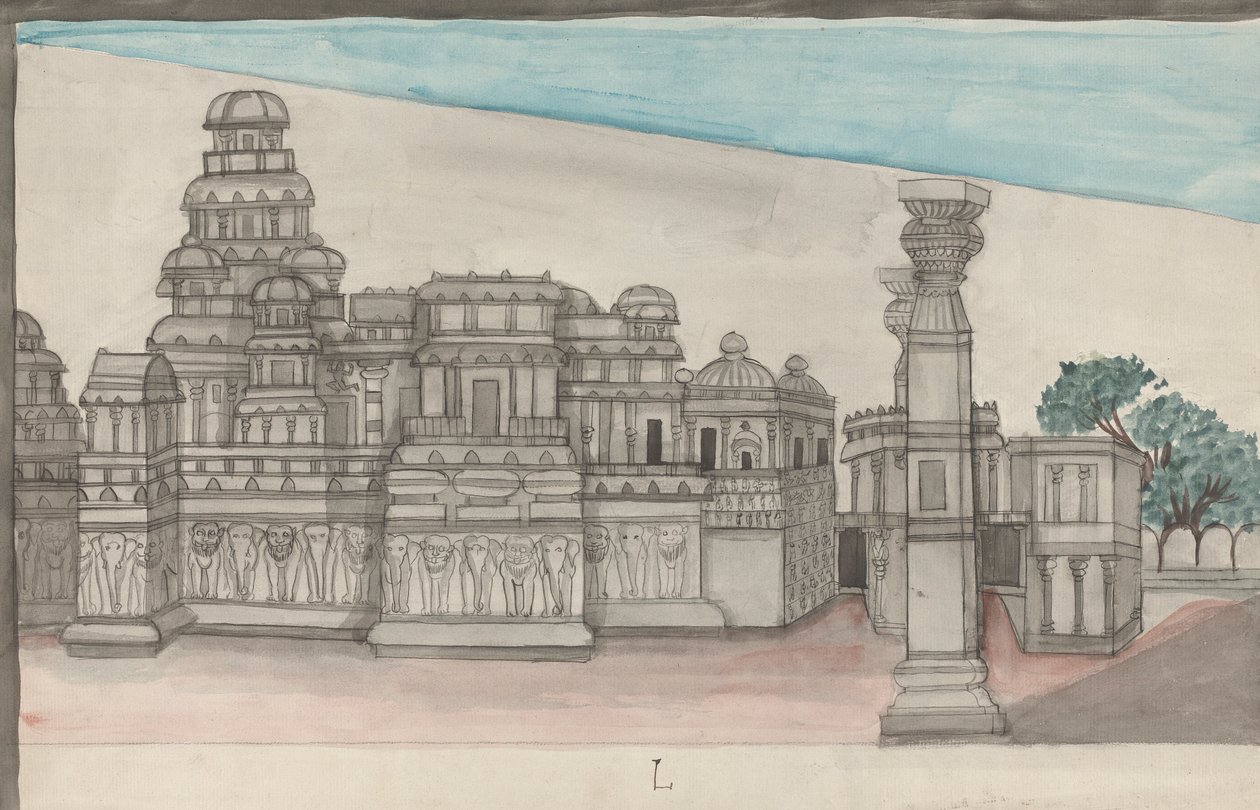 凯拉萨, 外观 作者 Gangaram Chintaman Tambat