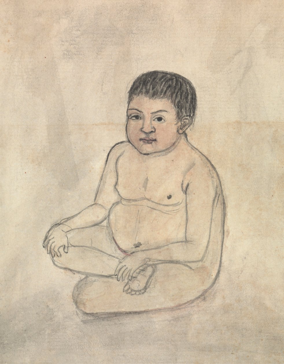 裸体儿童 作者 Gangaram Chintaman Tambat
