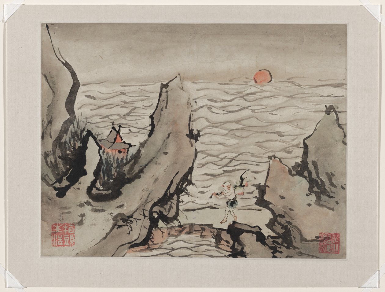 手指画，来自十本专辑 作者 高其培