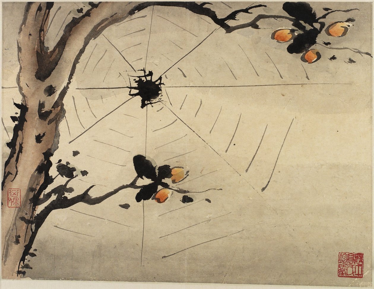 手指画，来自1684年的十张专辑 作者 高其培