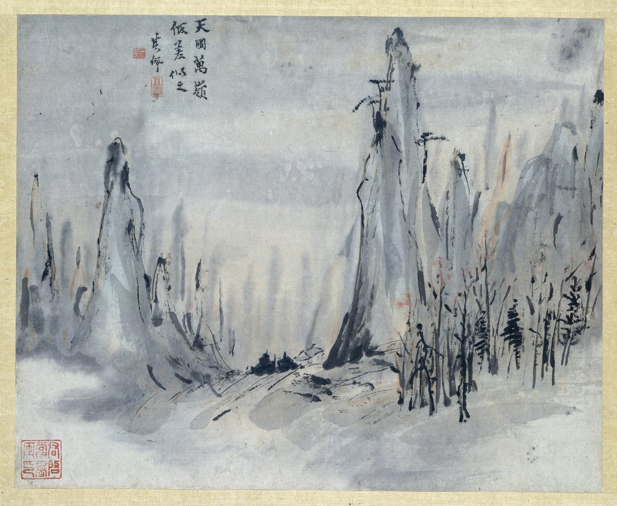绘画 作者 高其培