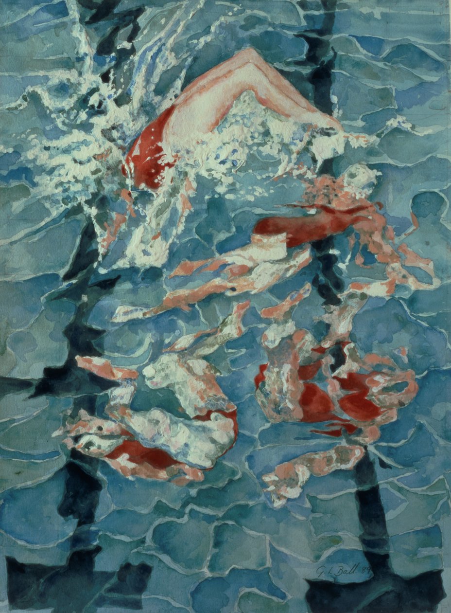 花样游泳，1989 作者 加雷斯·劳埃德·鲍尔