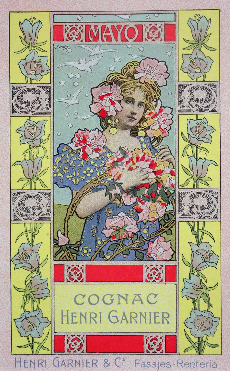 五月，来自 Henri Garnier & Co. 的日历。 作者 加斯帕营地