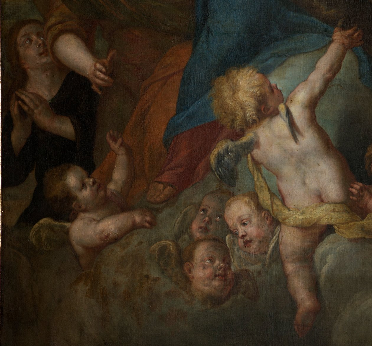 教区教堂（Sint-Walburgakerk）。画作。加斯帕尔-德-克雷尔。1652 作者 加斯帕·德·克雷耶