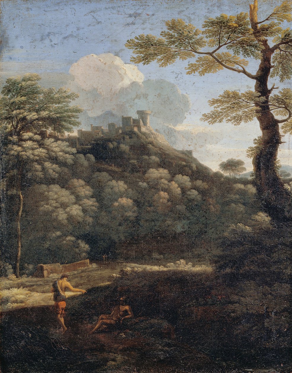 在木头的一座城堡 作者 加斯帕德·普桑·杜格（Gaspard Poussin Dughet）