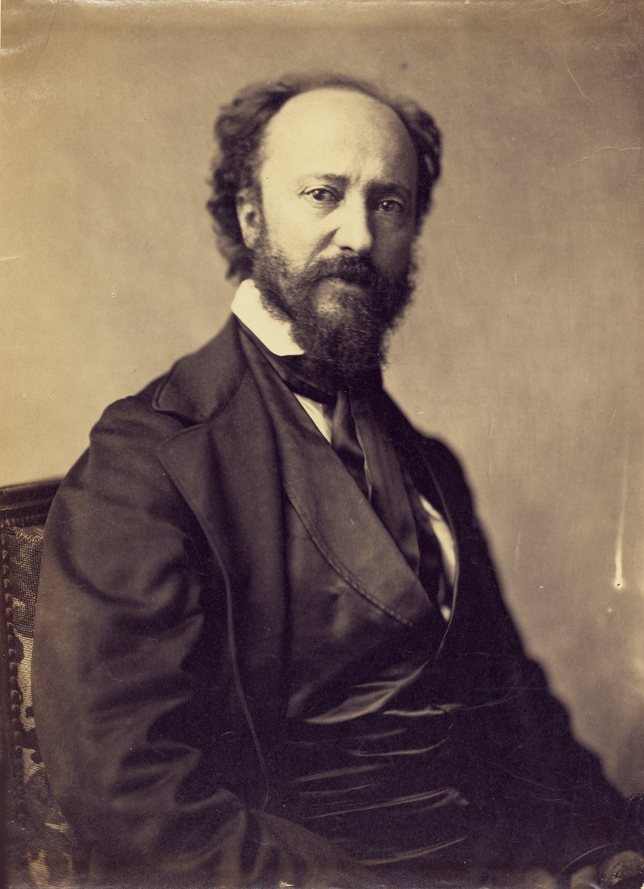 查尔斯-多比尼的肖像 1817-1878年，1861-1869年。 作者 加斯帕德·费利克斯·纳达尔