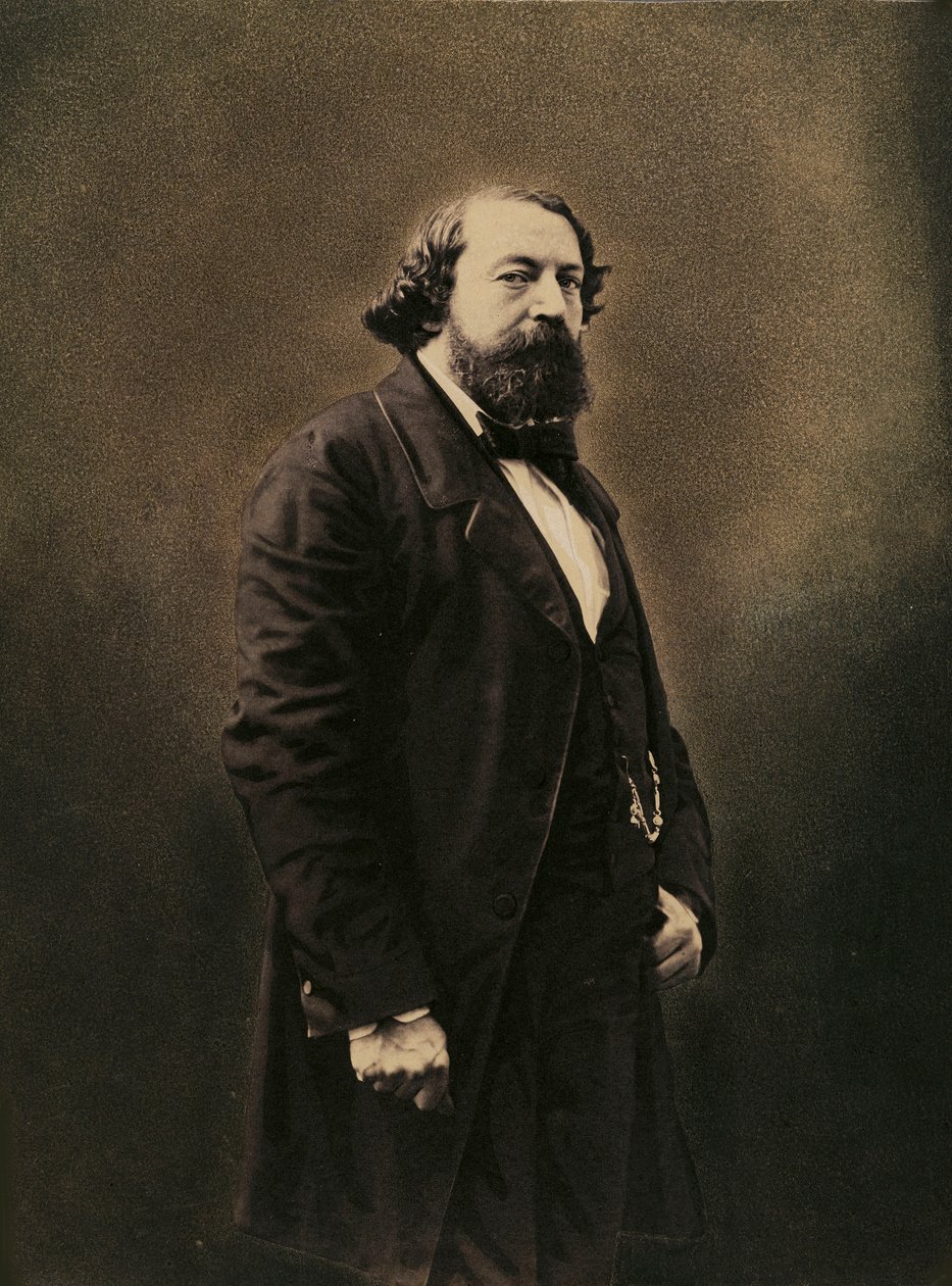 罗杰-德-波伏瓦的肖像，1806-1866，1855-1859。 作者 加斯帕德·费利克斯·纳达尔
