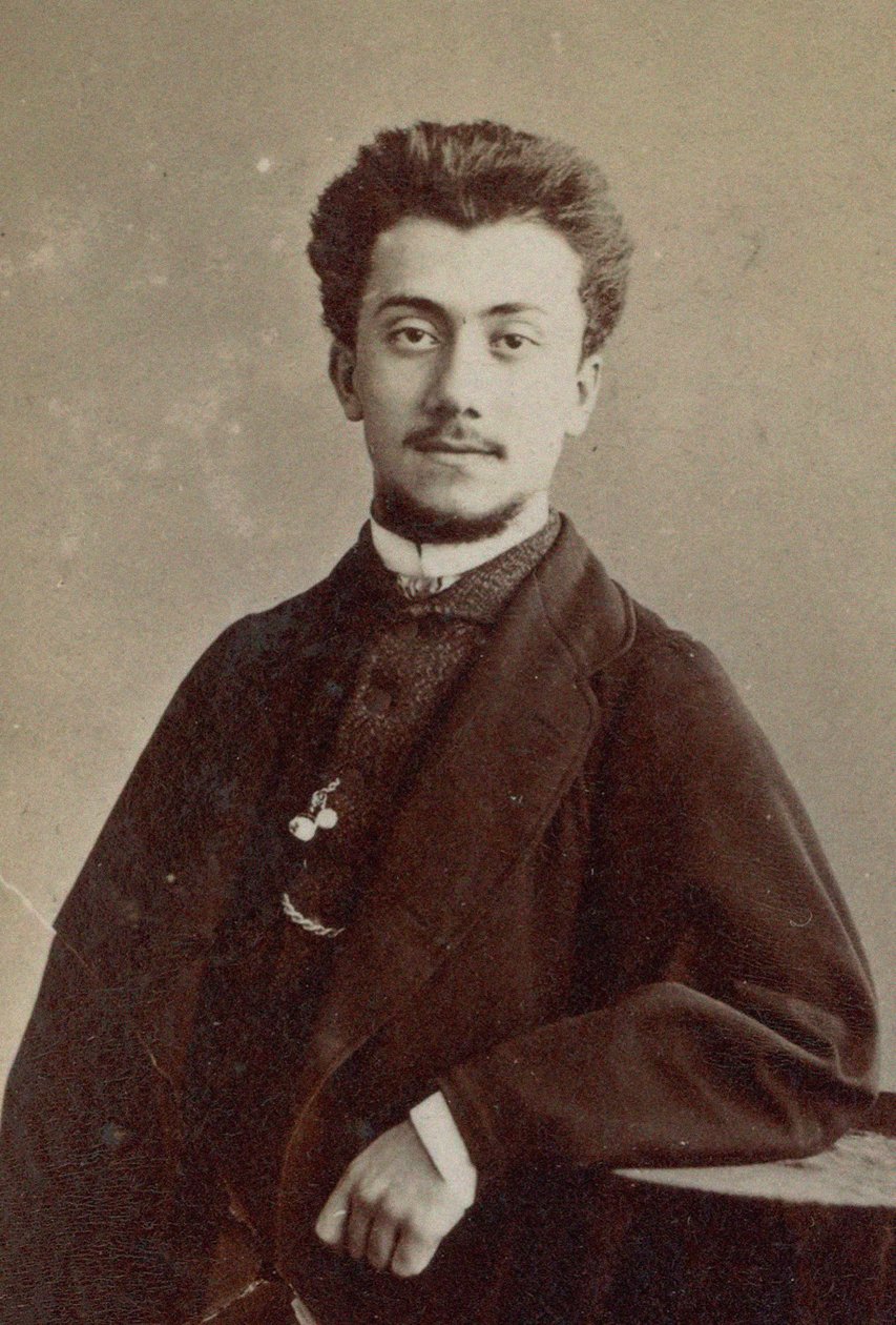 作曲家Alexandre Luigini的肖像，1850-1906年。 作者 加斯帕德·费利克斯·纳达尔