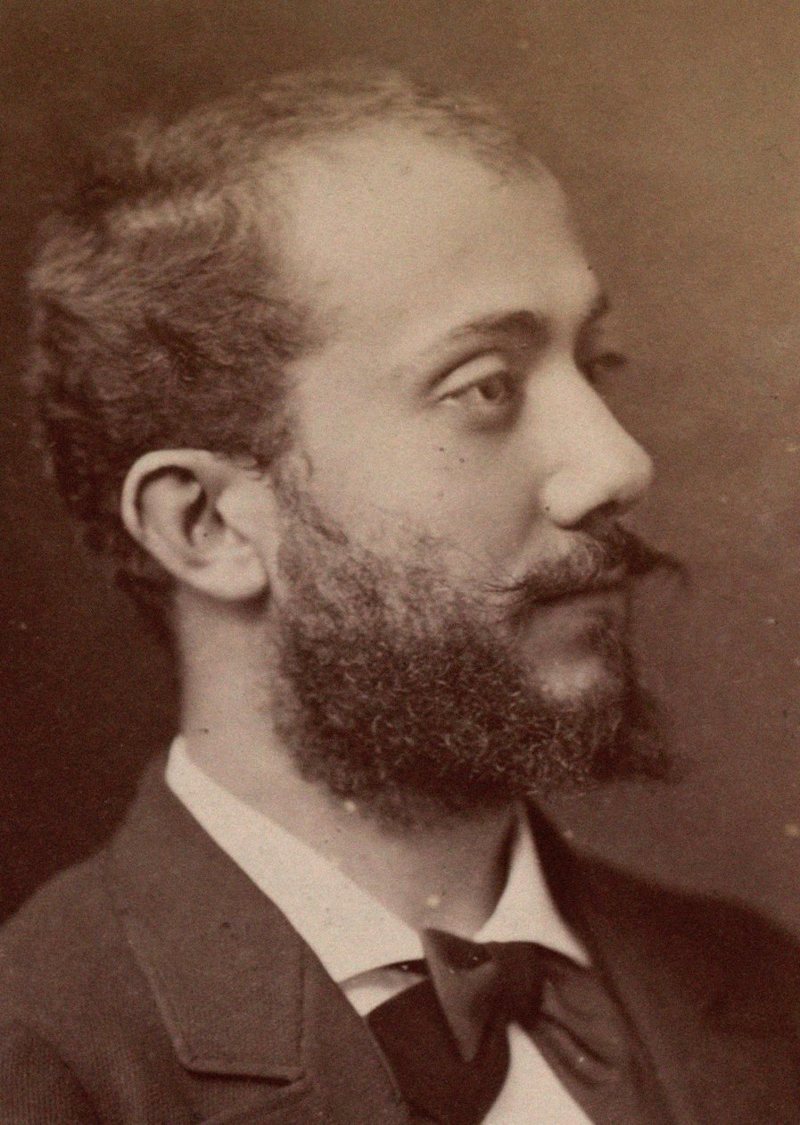 作曲家Alexandre Luigini的肖像，1850-1906年，1900年。 作者 加斯帕德·费利克斯·纳达尔