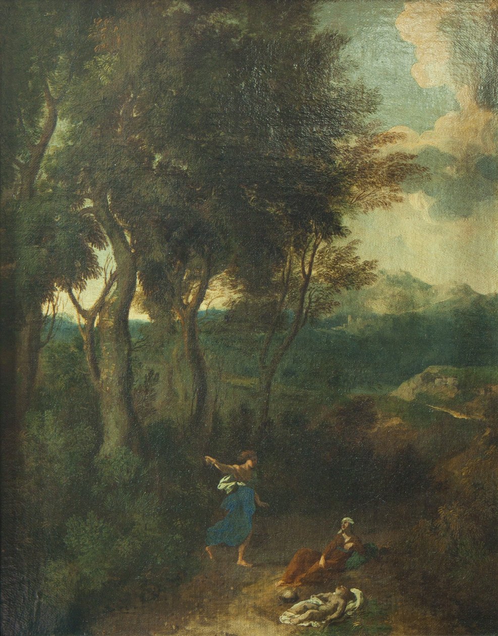 夏甲和以实玛利 作者 加斯帕德·普桑·杜格（Gaspard Poussin Dughet）