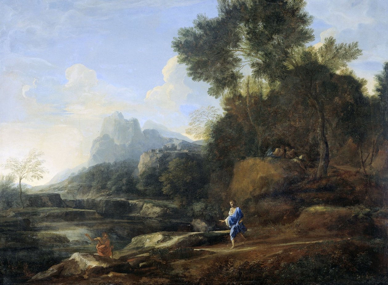 意大利景观 作者 加斯帕德·普桑·杜格（Gaspard Poussin Dughet）