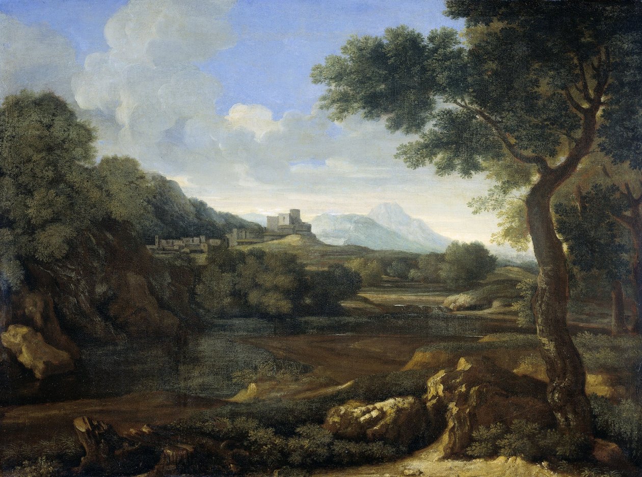 景观 作者 加斯帕德·普桑·杜格（Gaspard Poussin Dughet）