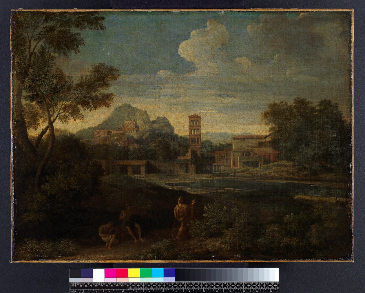 1675年以前的人物风景 作者 加斯帕德·普桑·杜格（Gaspard Poussin Dughet）