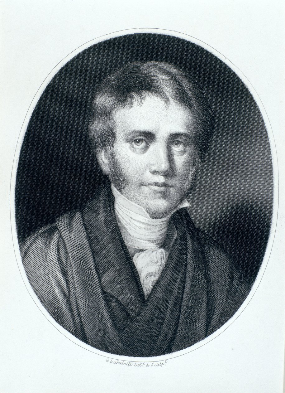 天文学家兼科学家John Herschel爵士，1810年代 作者 加斯佩·加布里埃利（Gaspare Gabrielli）
