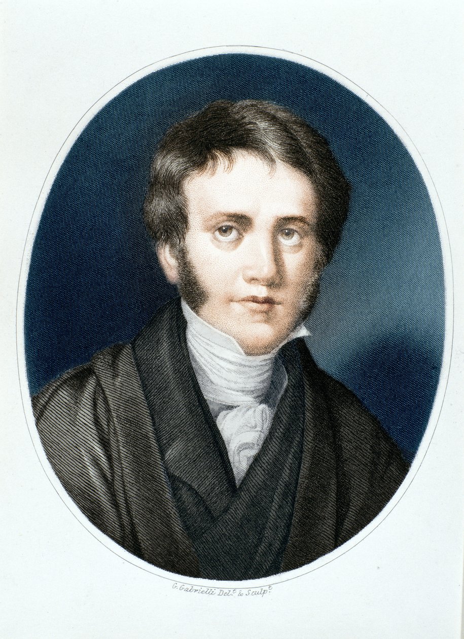 天文学家兼科学家John Herschel爵士，1810年代 作者 加斯佩·加布里埃利（Gaspare Gabrielli）
