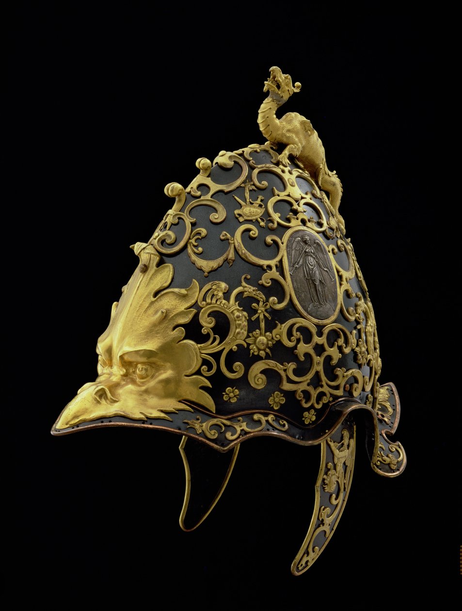 Cosimo II头盔（1590-1621）意大利语，1608年 作者 加斯帕雷·莫拉