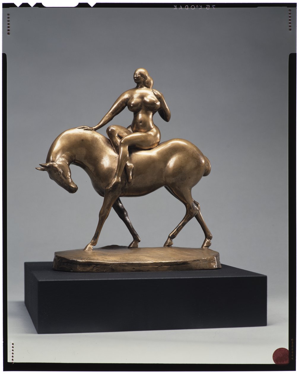 Equestriènne，1918（演员1931年）（铜牌） 作者 加斯顿·拉奇兹（Gaston Lachaise）