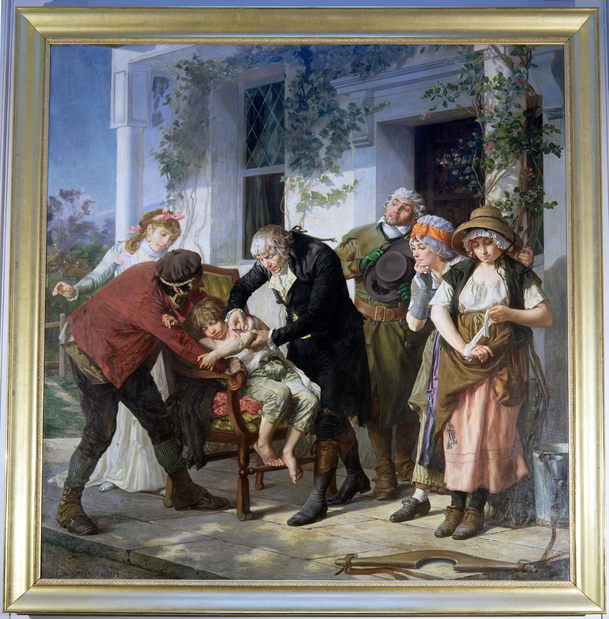 Edward Jenner（1749-1823）于1796年（1879年）对天花进行了第一次疫苗接种（见199739） 作者 加斯顿蜜饯