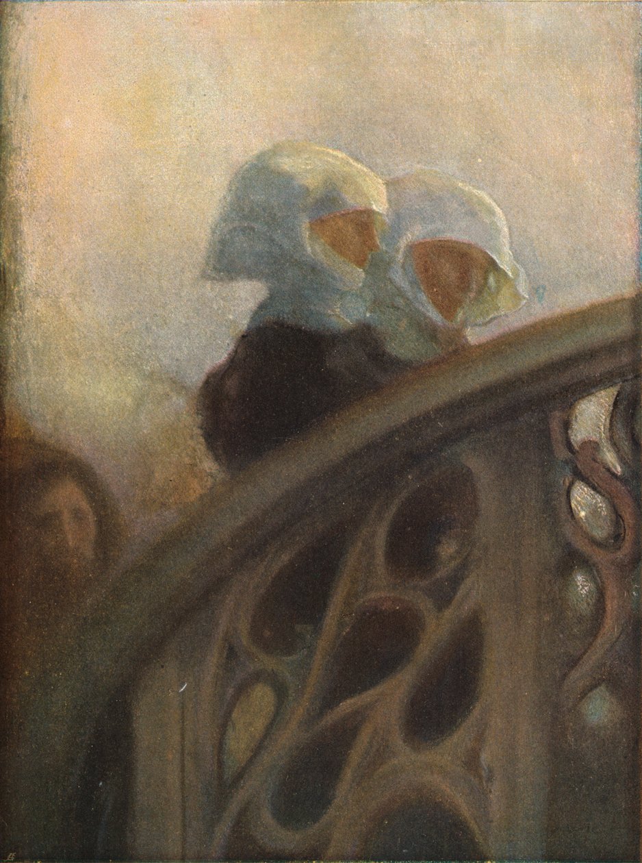 修女研究c1896 作者 加斯顿·拉·Touche