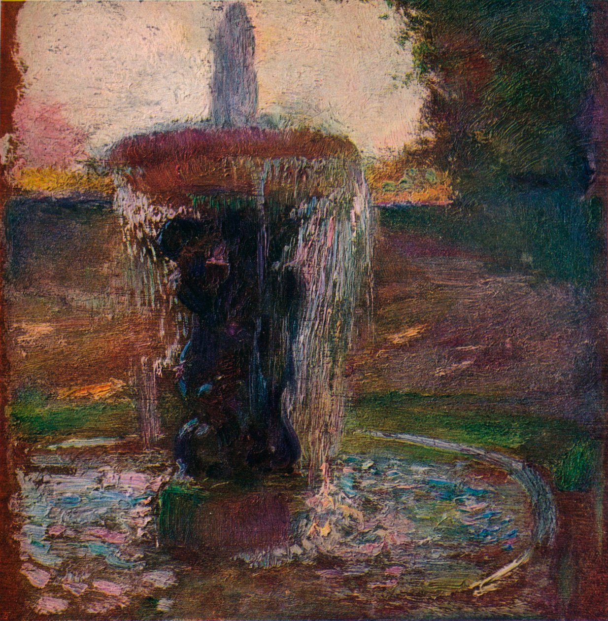 在圣云公园（c1905） 作者 加斯顿·拉·Touche