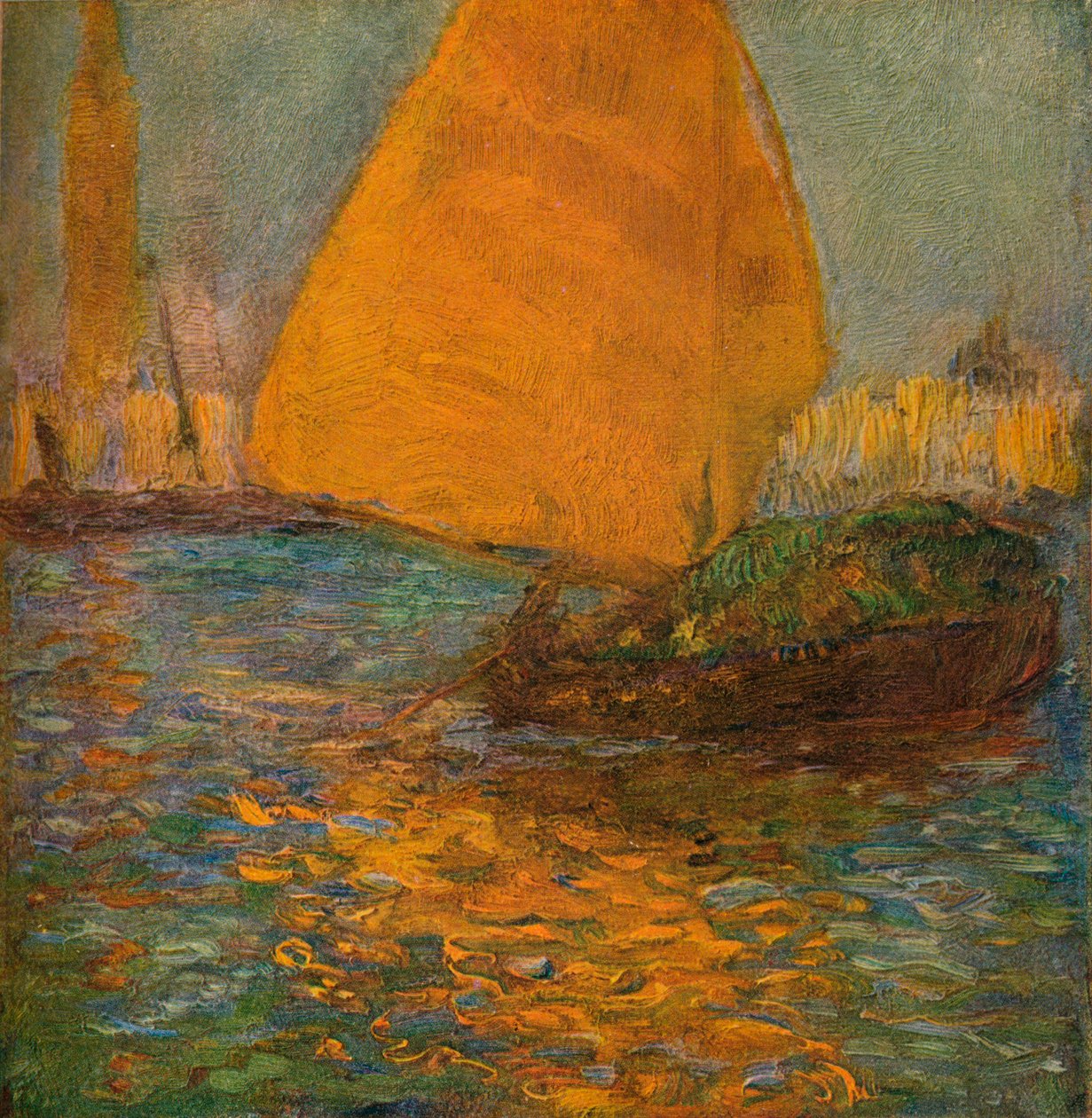 黄帆，c1905 作者 加斯顿·拉·Touche