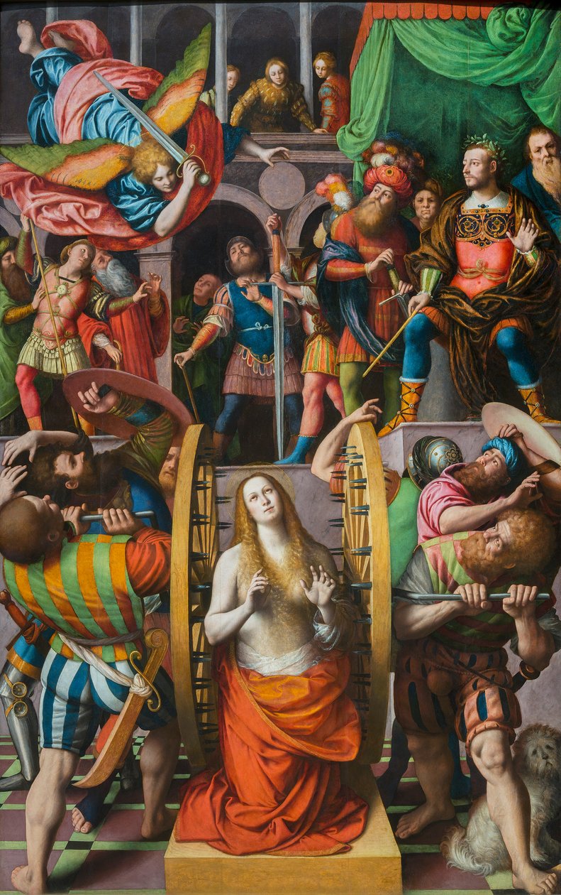 Martyrdom of Saint Catherine 作者 高登齐·法拉利（Gaudenzio Ferrari）