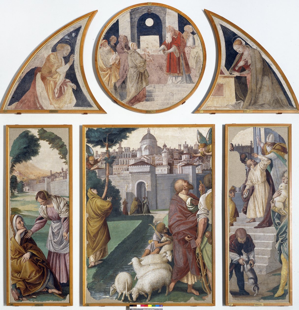Stories of Saints Joachim and Anna 作者 高登齐·法拉利（Gaudenzio Ferrari）