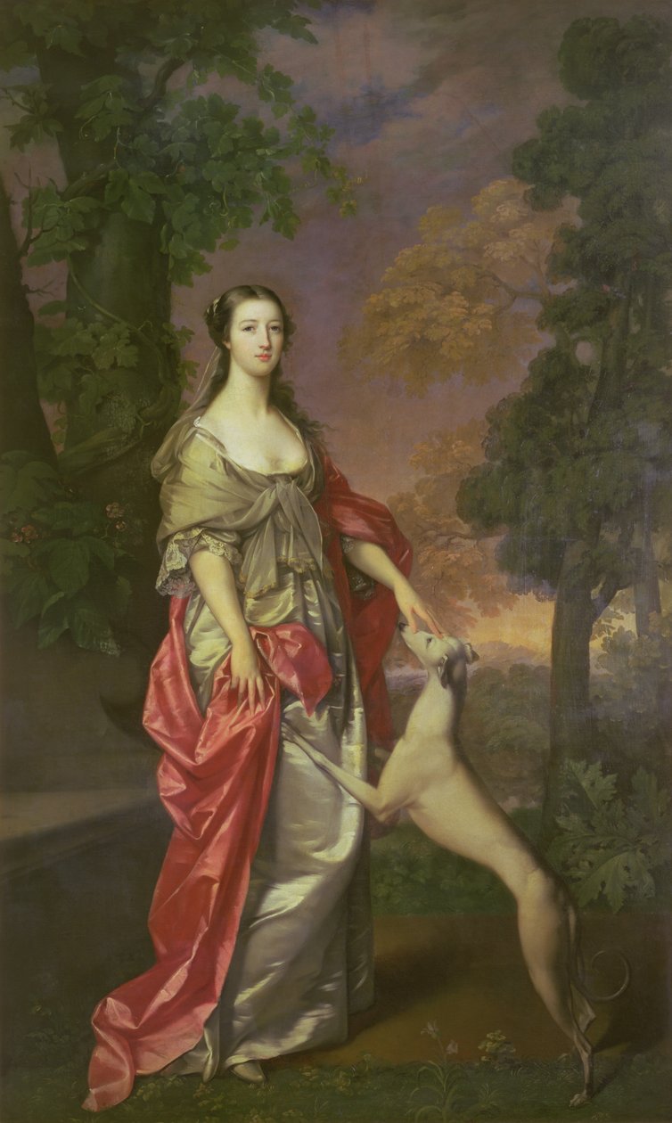 1752-3，汉密尔顿公爵夫人伊丽莎白·甘宁 作者 加文·汉密尔顿