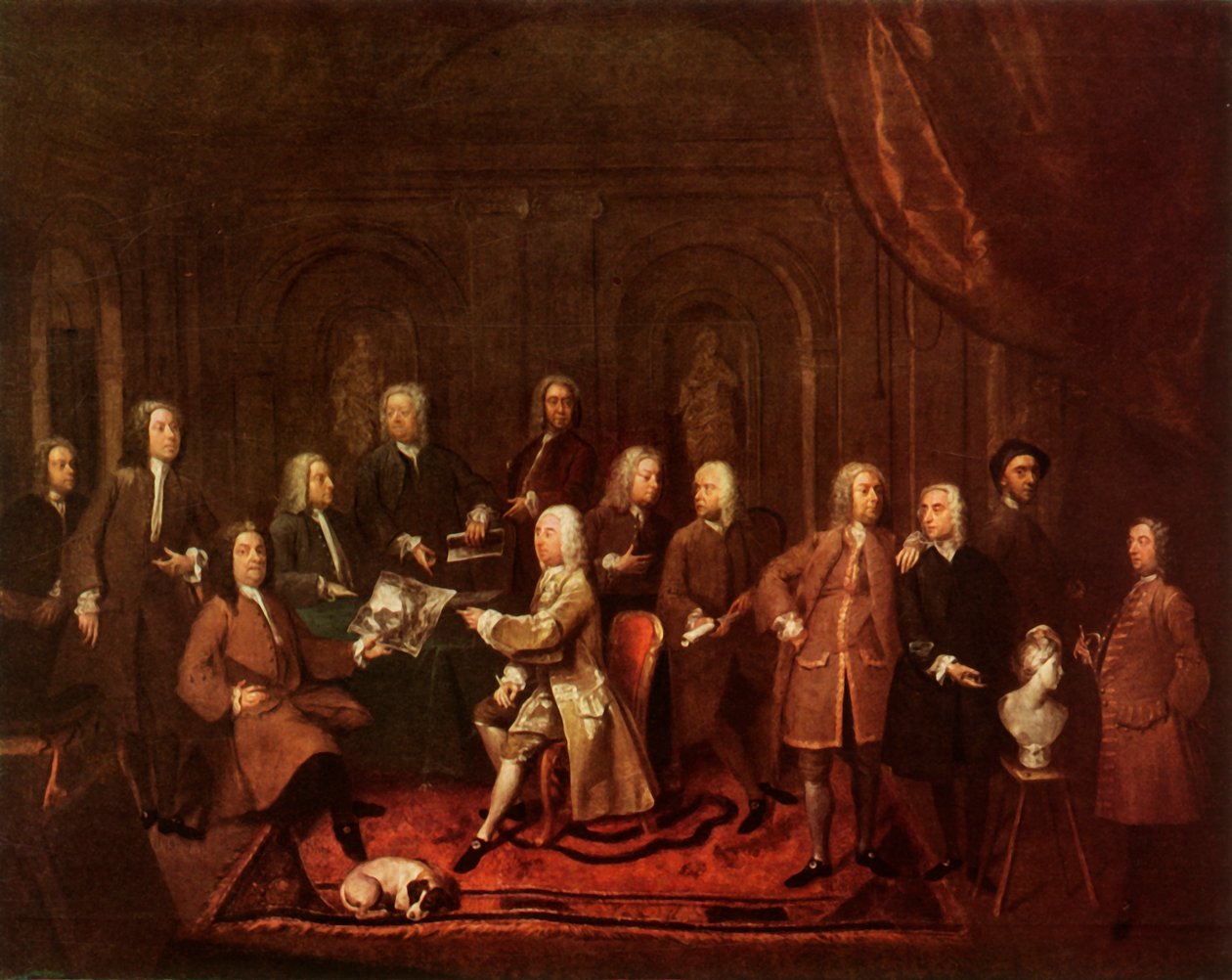 A Conversation of Virtuosis...at the Kings Arms", 1735, 1947.   作者 加文·汉密尔顿