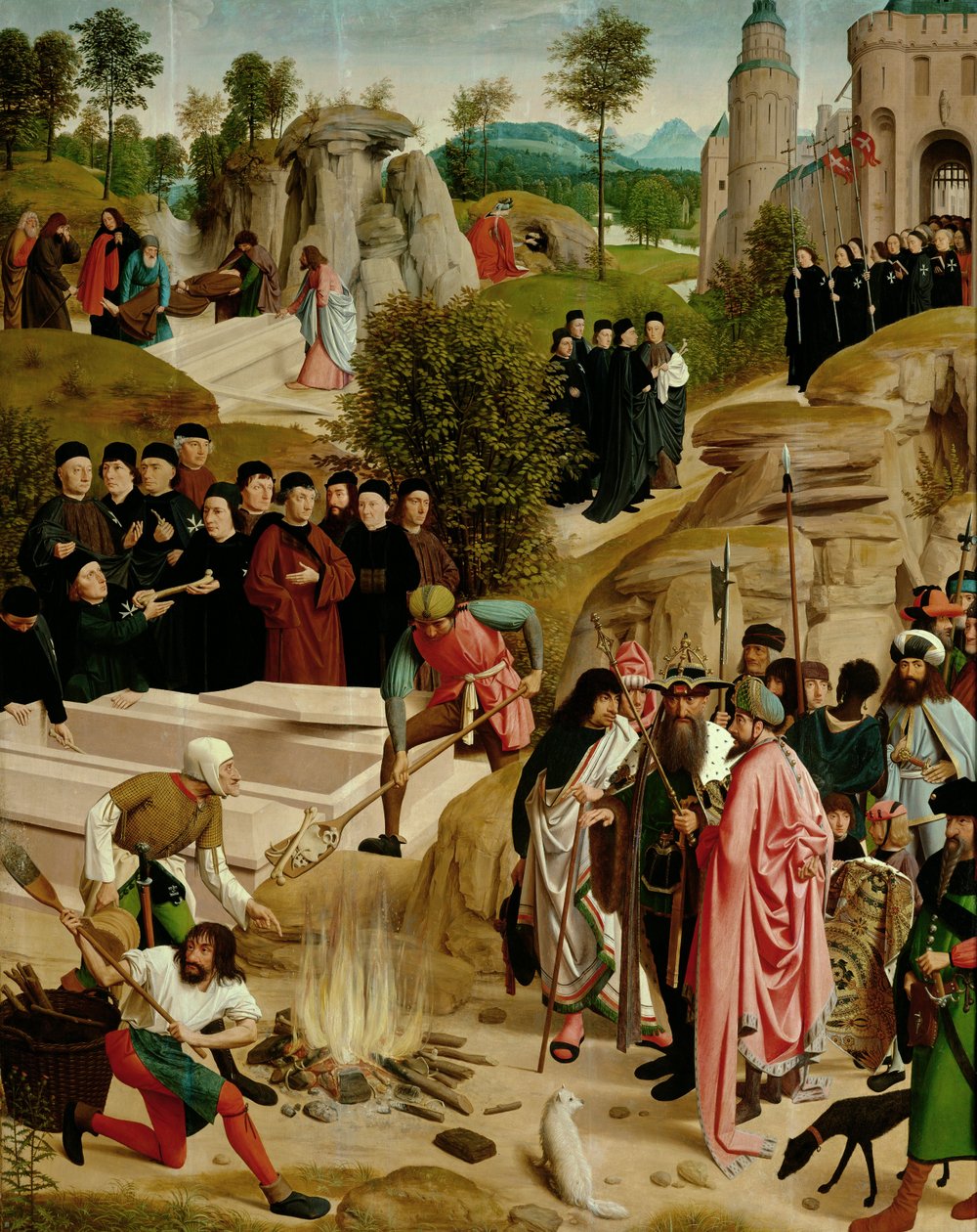 施洗者圣约翰遗物的传说 作者 Geertgen Tot Sint Jans