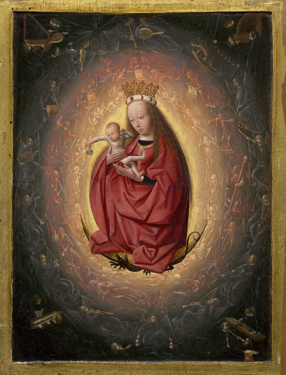 圣母的荣耀 作者 Geertgen Tot Sint Jans