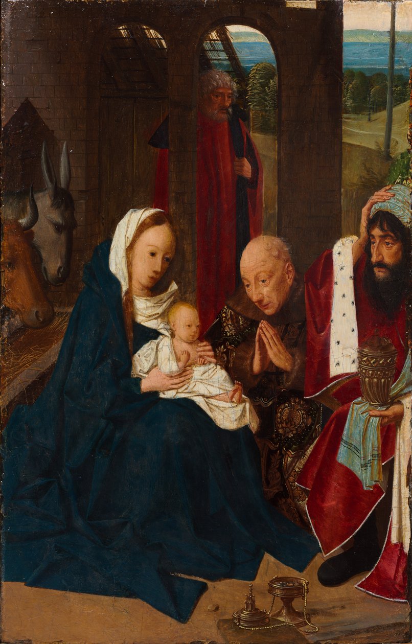 玛吉的崇拜 作者 Geertgen Tot Sint Jans