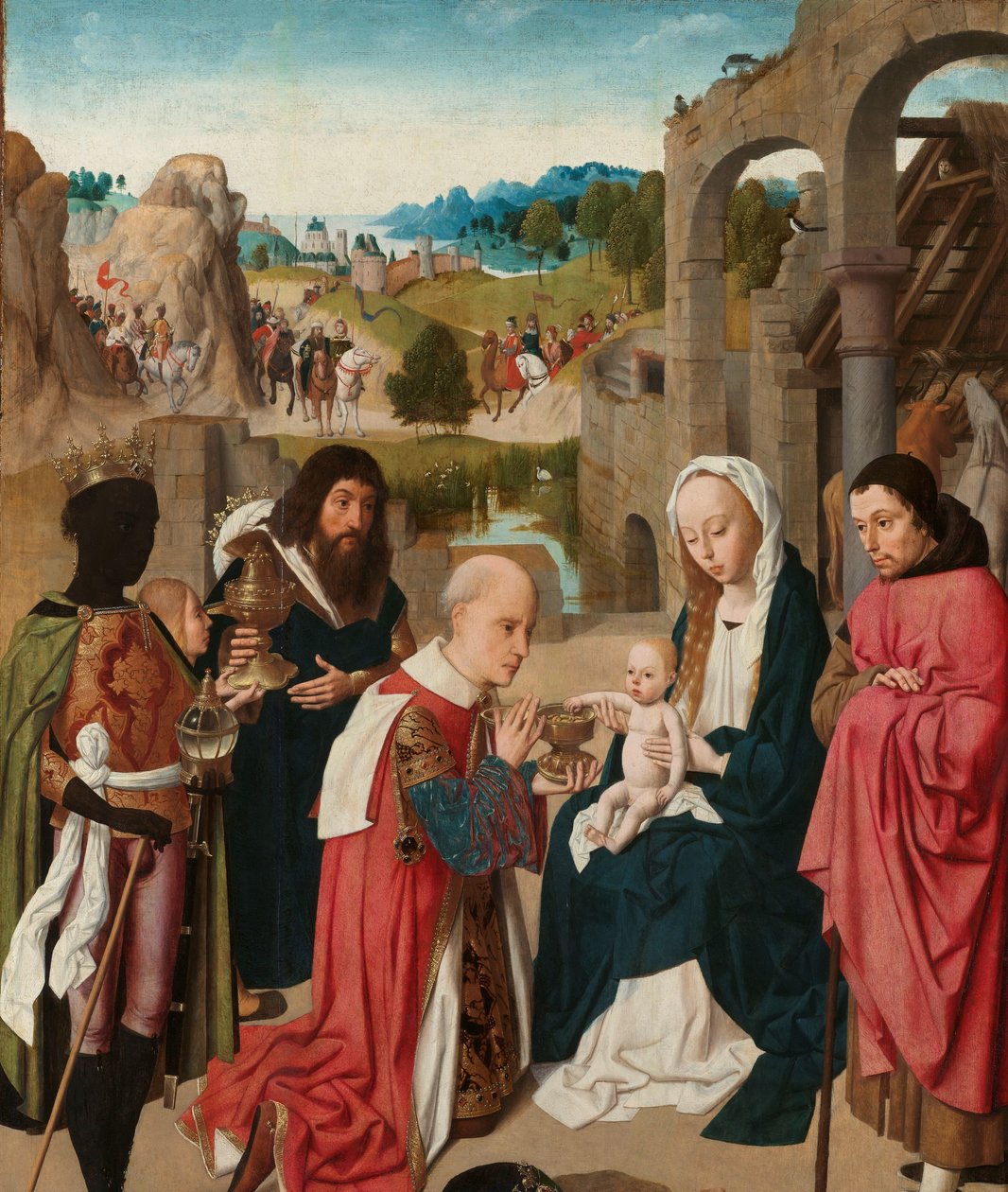 玛吉的崇拜 作者 Geertgen Tot Sint Jans