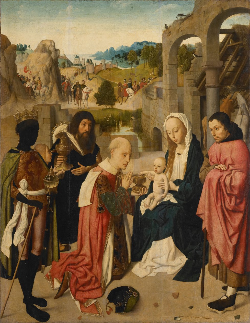 贤士的崇拜，1490年 作者 Geertgen Tot Sint Jans