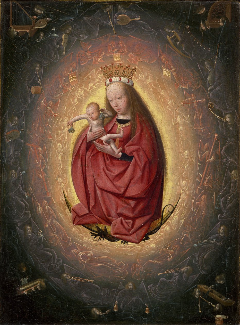 圣母升天，1490-1495年 作者 Geertgen Tot Sint Jans