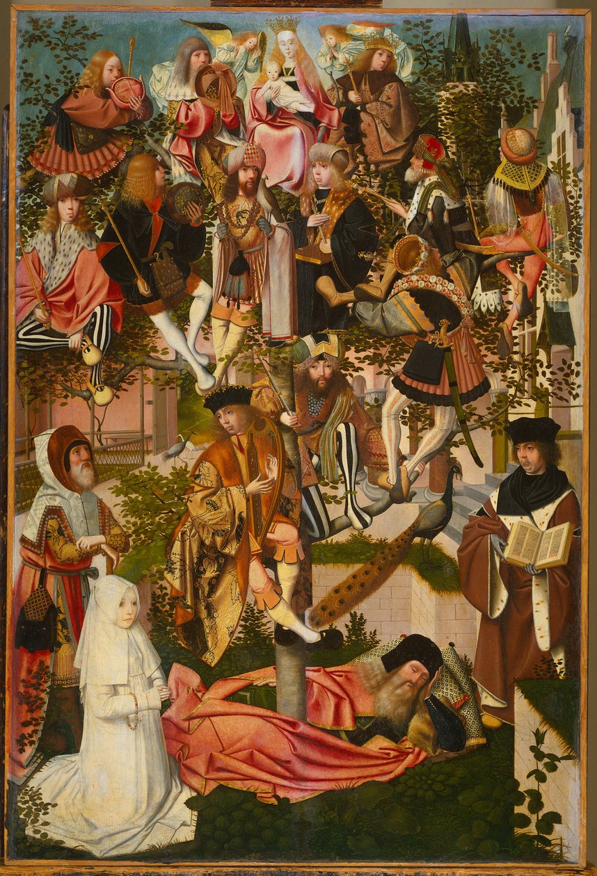 杰西树c。 1495 作者 Geertgen Tot Sint Jans