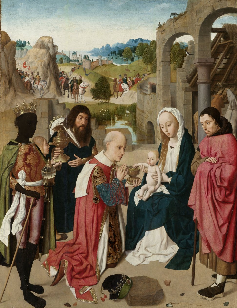 玛吉的崇拜 作者 Geertgen Tot Sint Jans