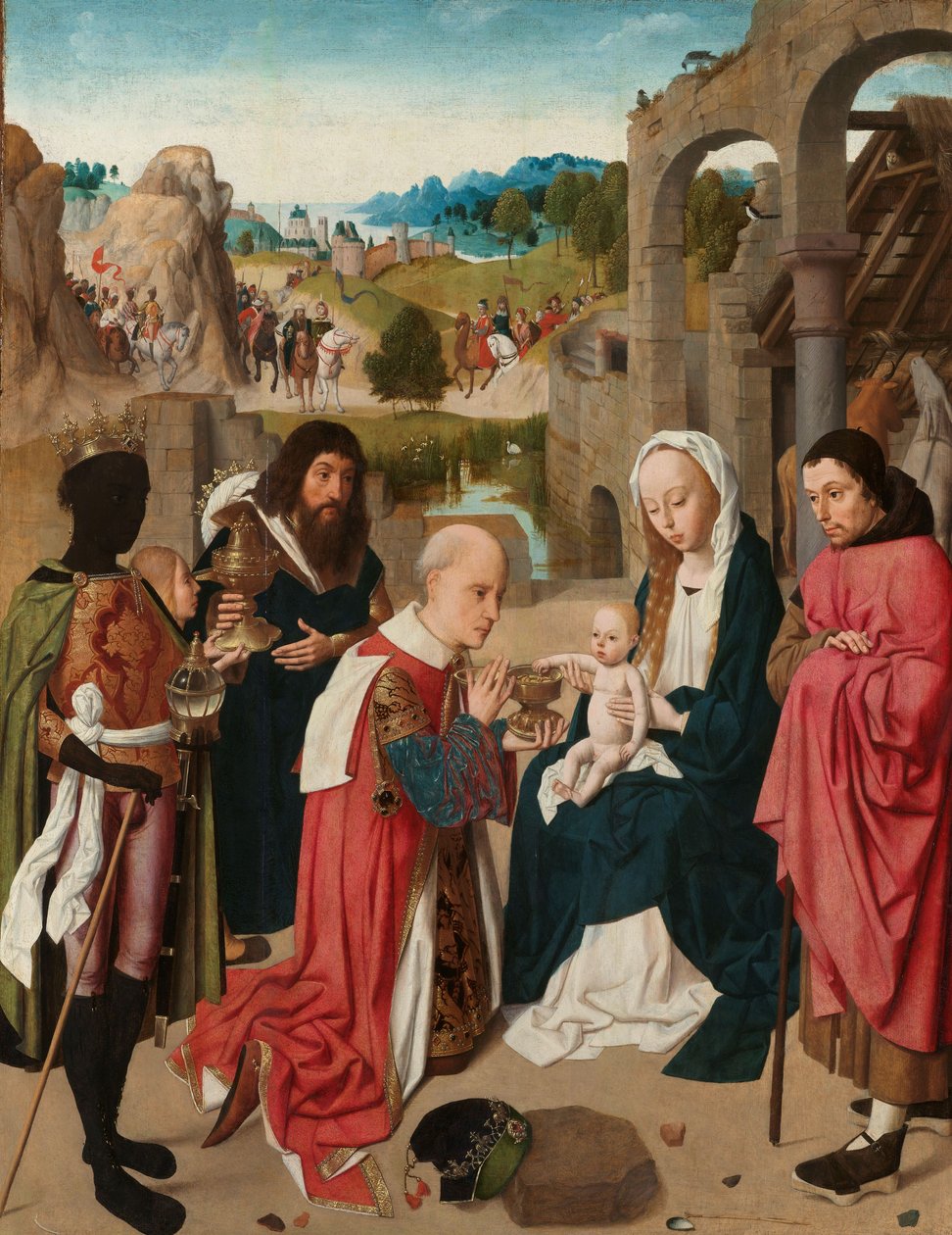 玛吉的崇拜 作者 Geertgen Tot Sint Jans