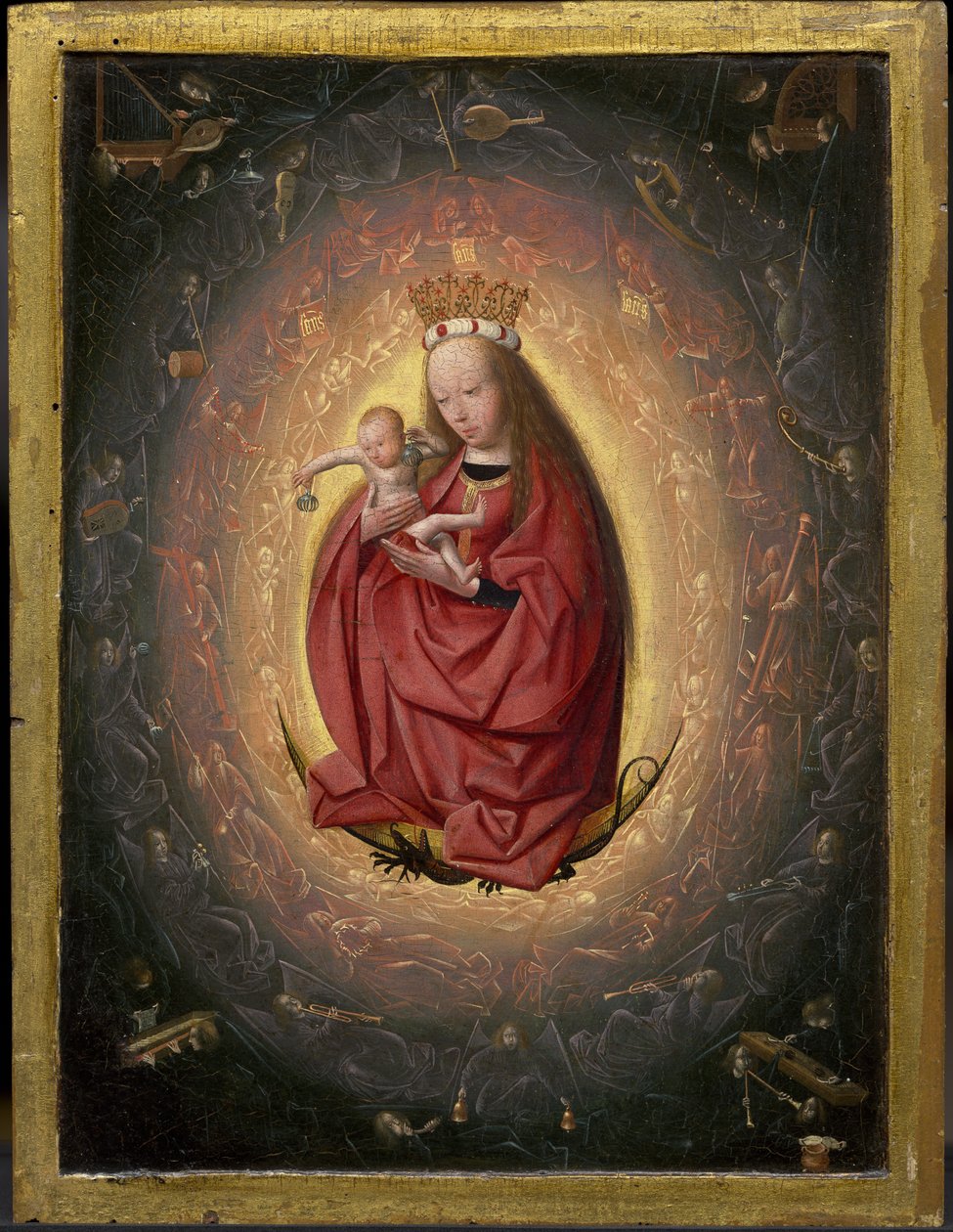 圣母颂》，约 1490 年（油画镶板） 作者 Geertgen Tot Sint Jans