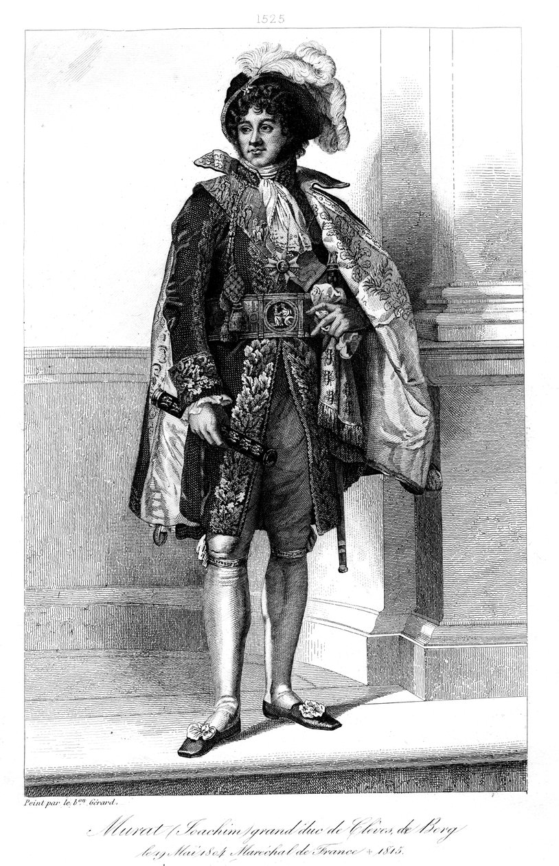 约阿希姆·穆拉特（Joachim Murat）1767–1815年，法国元帅，1839年。 作者 吉尔