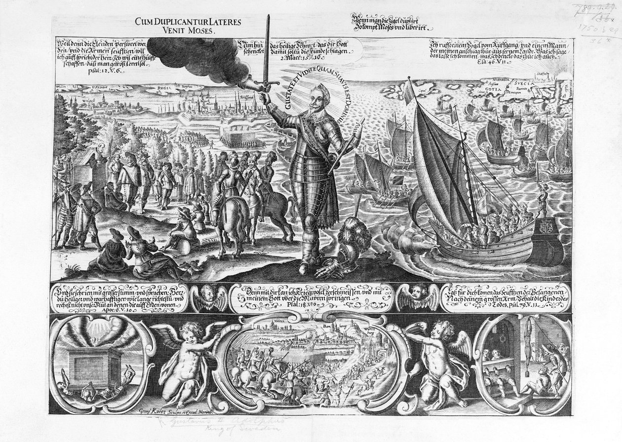 Gustavus Adolphus于1630年登陆施特拉尔松德 作者 乔治·科勒