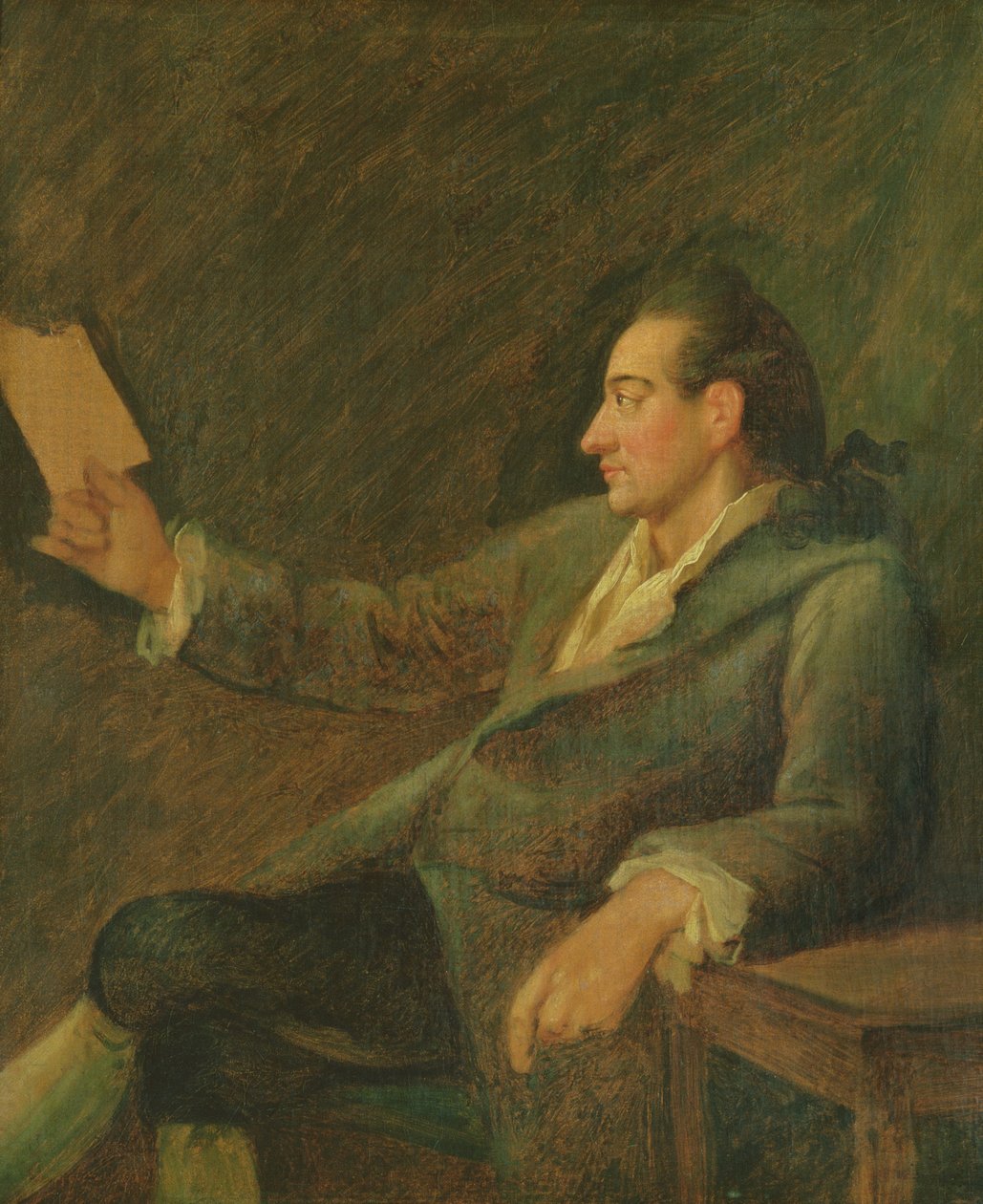 约翰·沃尔夫冈·冯·歌德，1775年 作者 乔治·梅尔基奥·克劳斯（Georg Melchior Kraus）