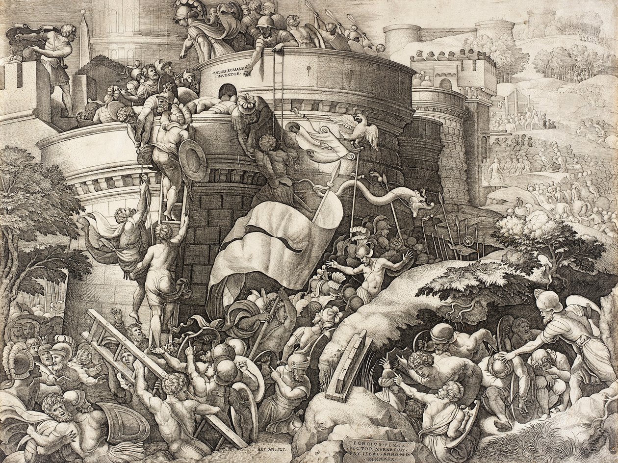 捕获迦太基，1539年 作者 乔治·彭茨