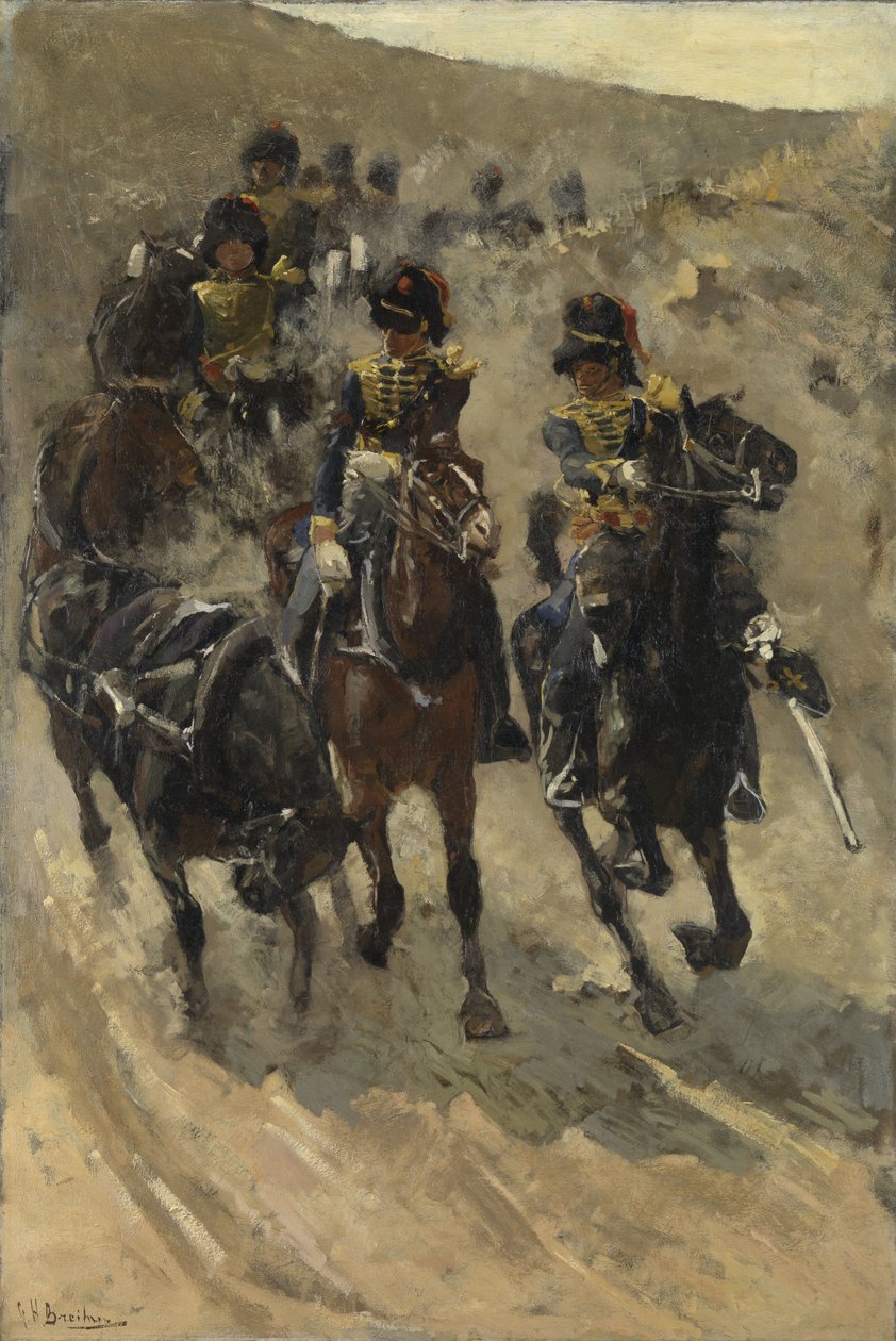 The Yellow Riders，1885-86 作者 乔治·亨德里克·布雷特纳