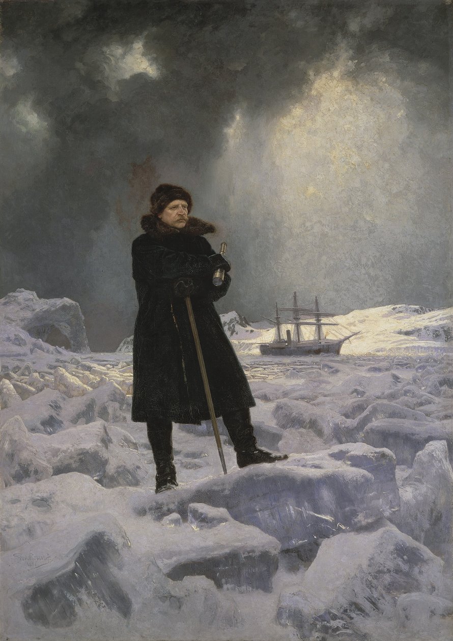 探索者AE Nordenskiold，1886年 作者 乔治·罗森（Georg Rosen）