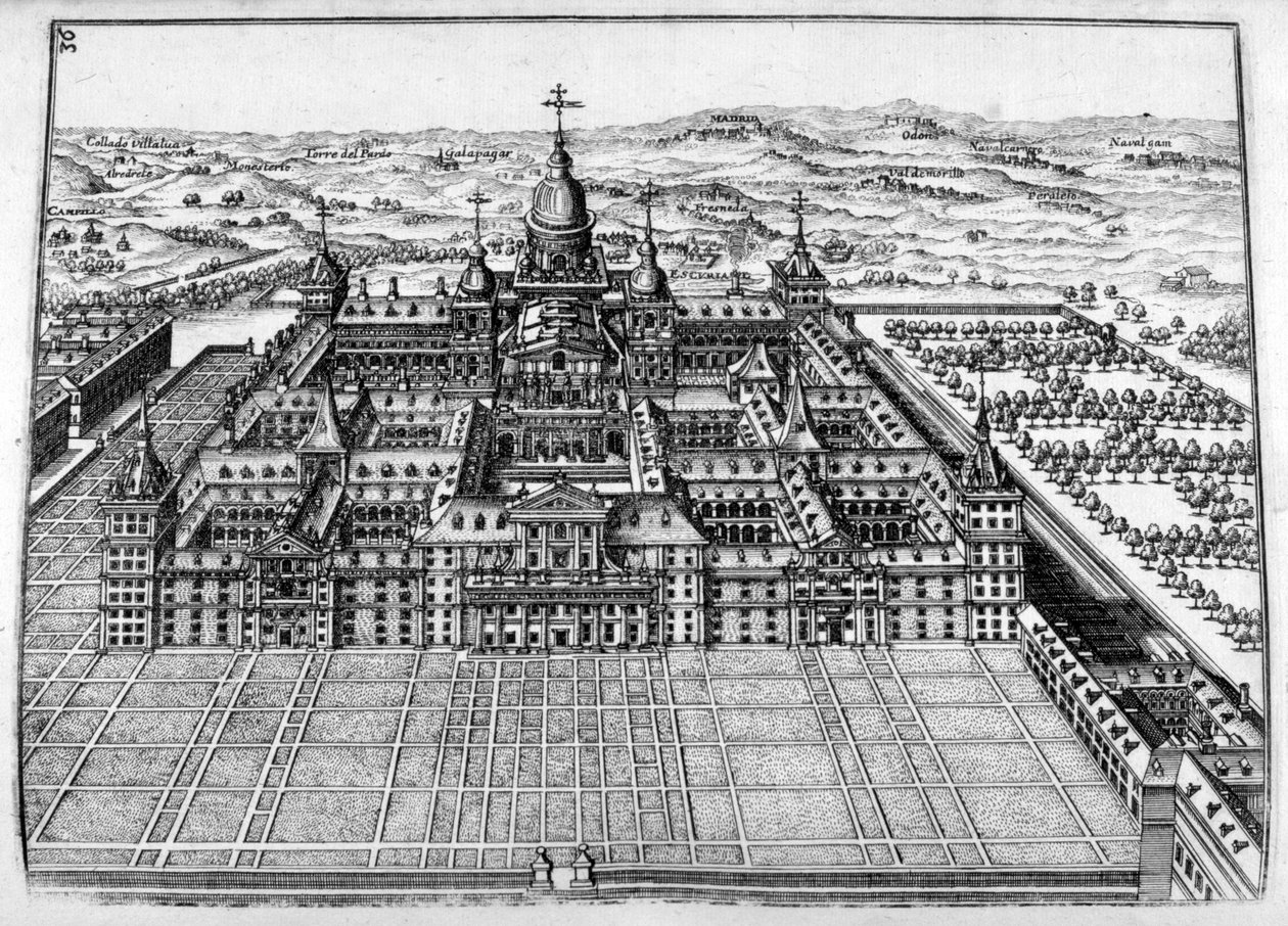 城堡设计，1664年 作者 乔治·安德里亚斯·博克勒