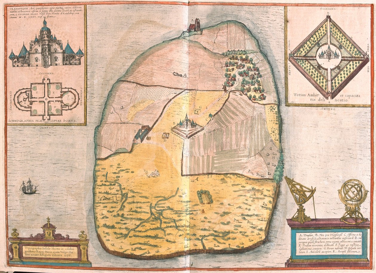 丹麦 - 格奥尔格-布劳恩（Georg Braun）1617 年在科隆创作的 "Civitates Orbis Terrarum "一书中 作者 乔治·布劳恩