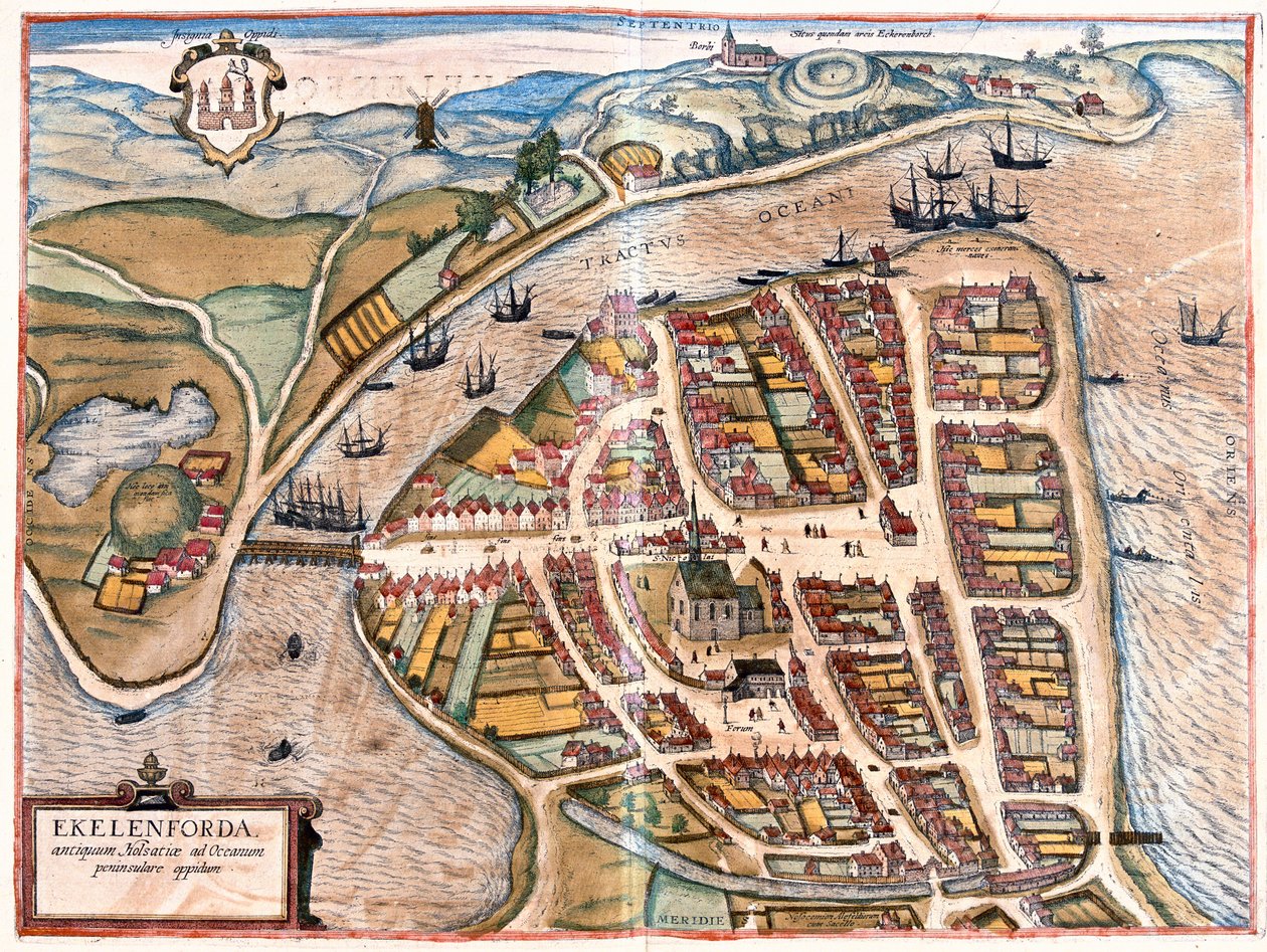 德国埃肯福德 - 格奥尔格-布劳恩（Georg Braun）1617 年创作的《地球公民》（Civitates Orbis Terrarum）中，科隆 作者 乔治·布劳恩
